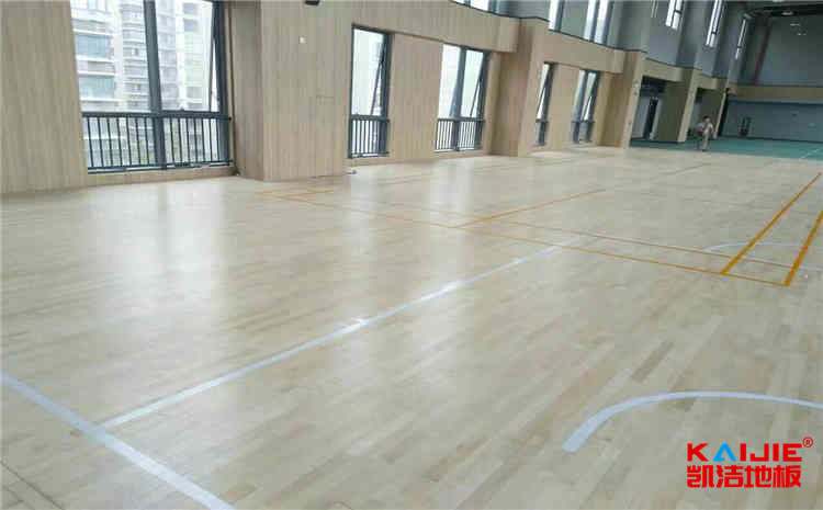 楓木木地板籃球館翻新施工