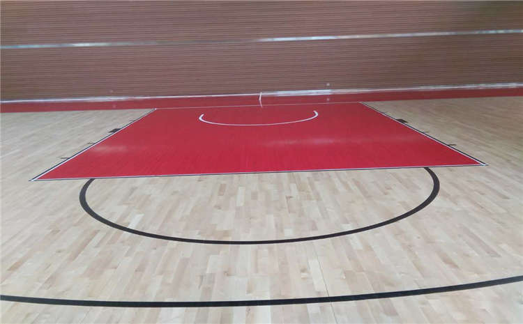 學校NBA籃球場木地板板式龍骨結構