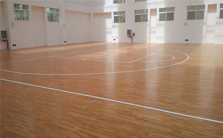 吉林柞木實木運動地板怎么安裝