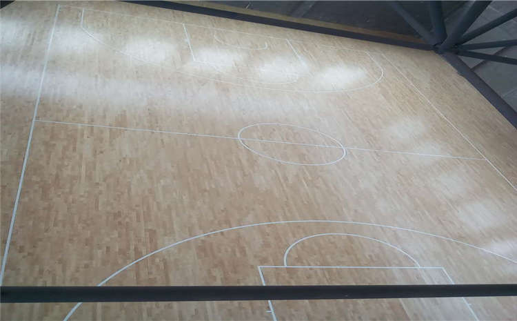 場館籃球場地板保養