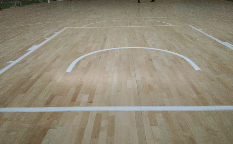 學校NBA籃球場木地板板式龍骨結構