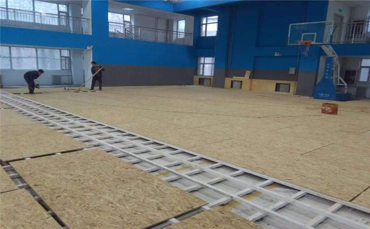 西安專用運動木地板施工方案