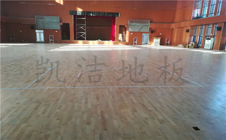 河南焦作中學(xué)體育館木地板項(xiàng)目案例